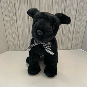 Vintage Ty Beanie Buddy 'Luke' the Black Labrador Retriever Dog (9.5 inch)